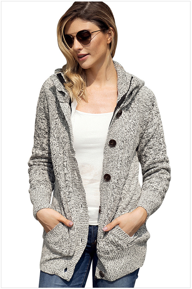 OEM Winter Warm Knitted Women Sweaters with Fleece