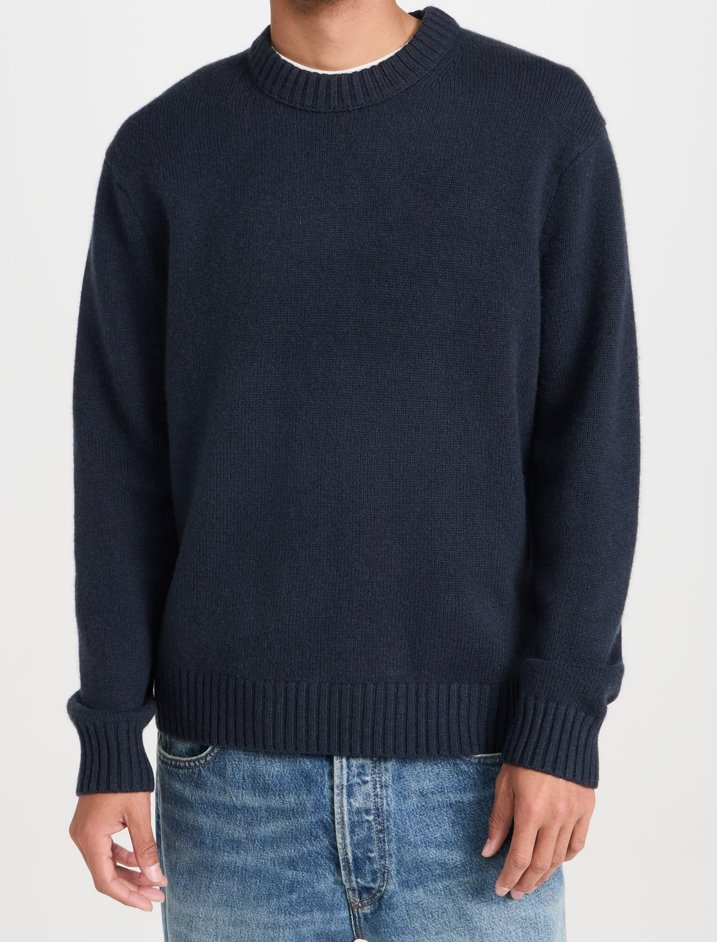 Men&prime;s MID Weight Knit Crew Neck Wool Cashmere Long Sleeves Pullover Sweater