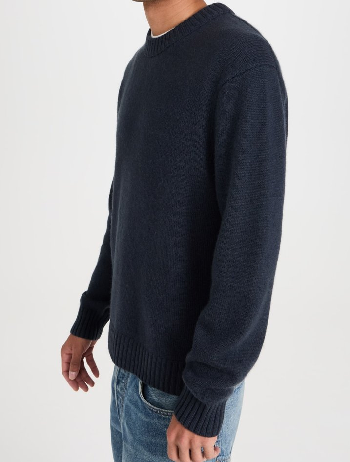 Men&prime;s MID Weight Knit Crew Neck Wool Cashmere Long Sleeves Pullover Sweater
