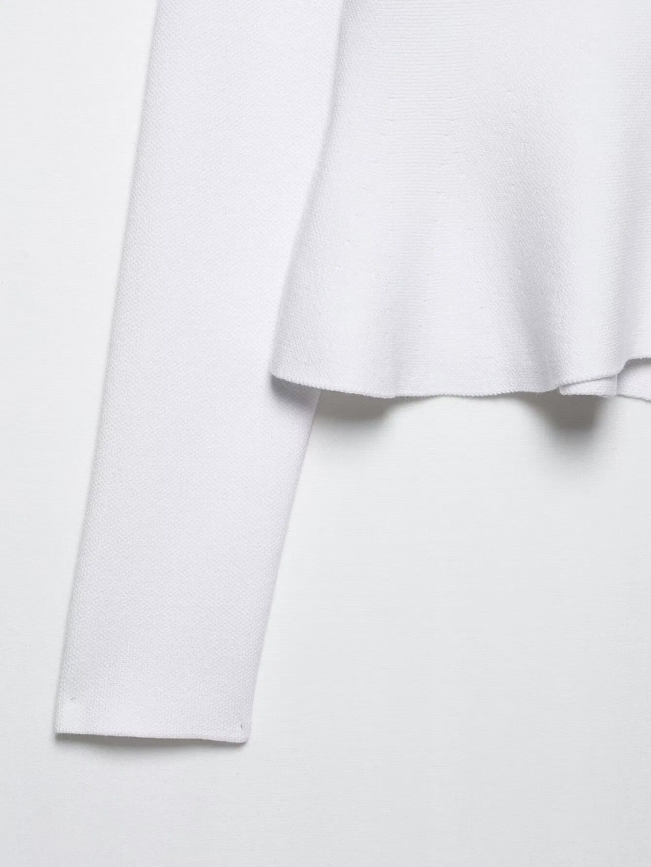 Za Women&prime;s Clothing Short Skirt Style Hem Knit Women&prime;s Jacket+Skirts Suit