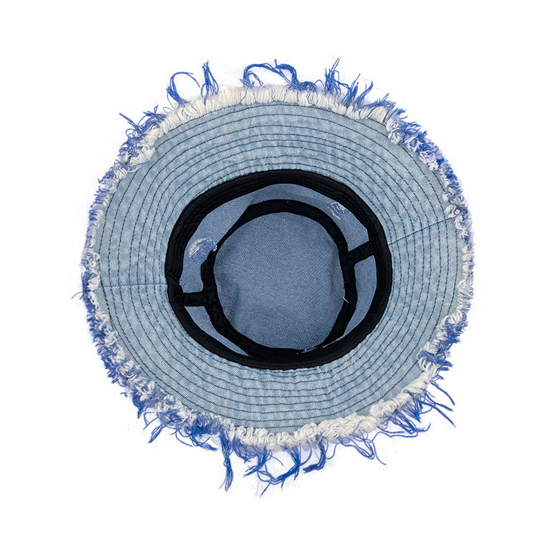 Customized Men Women Retro Leisure Bucket Outdoor Sunprotection Basin Cap Fisherman&#39;s Hat