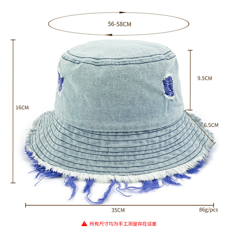Customized Men Women Retro Leisure Bucket Outdoor Sunprotection Basin Cap Fisherman&#39;s Hat