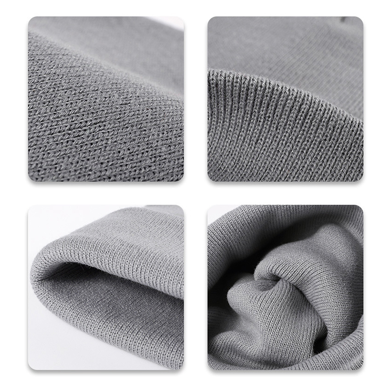 High Quality Blank Acrylic Warm Knitted Winter Hats Embroidery Custom Beanie with Logo