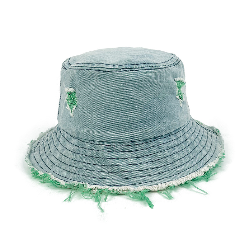 Customized Men Women Retro Leisure Bucket Outdoor Sunprotection Basin Cap Fisherman&#39;s Hat