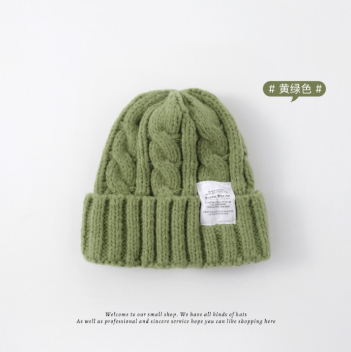 Custom Casual Cotton Beanie Warm Wholesale Fashion Stylish Plain Thick Autumn-Winter Hats