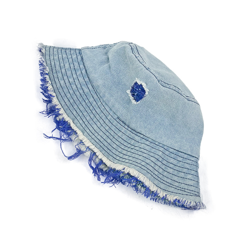 Customized Men Women Retro Leisure Bucket Outdoor Sunprotection Basin Cap Fisherman&#39;s Hat