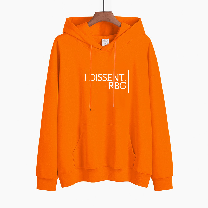 New Leisure Lady Basic White Fleece Cotton Sweatshirt Personality Letter Printing Plain Sweater