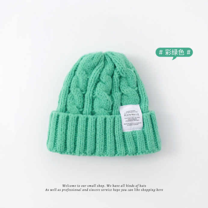 Custom Casual Cotton Beanie Warm Wholesale Fashion Stylish Plain Thick Autumn-Winter Hats