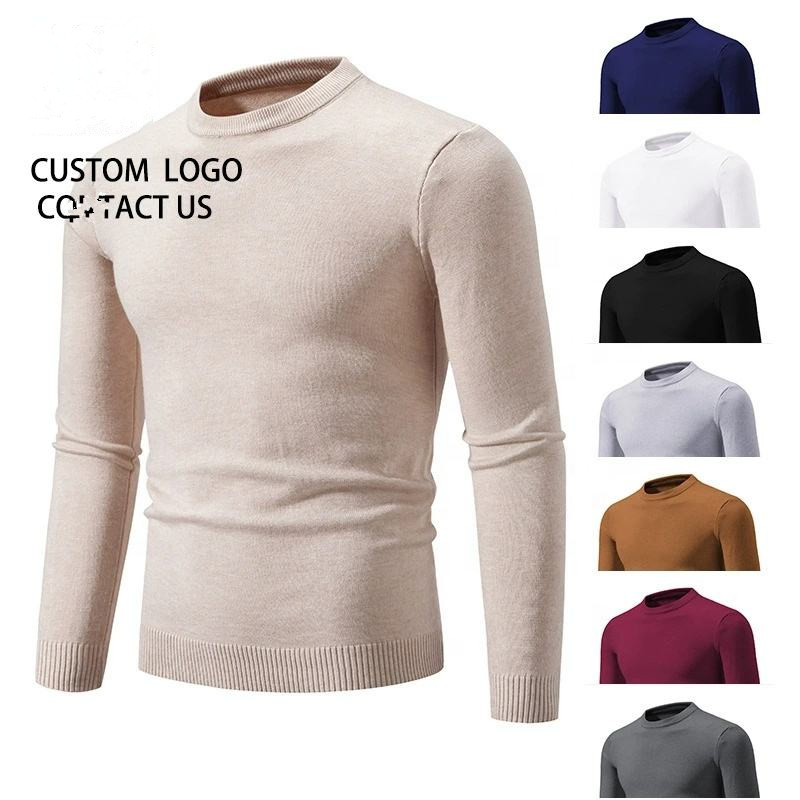 Wholesale Men′s Knit Sweater - Slim Fit Pullover (Casual Plus Size Winter Warm Knitted Top for Men)