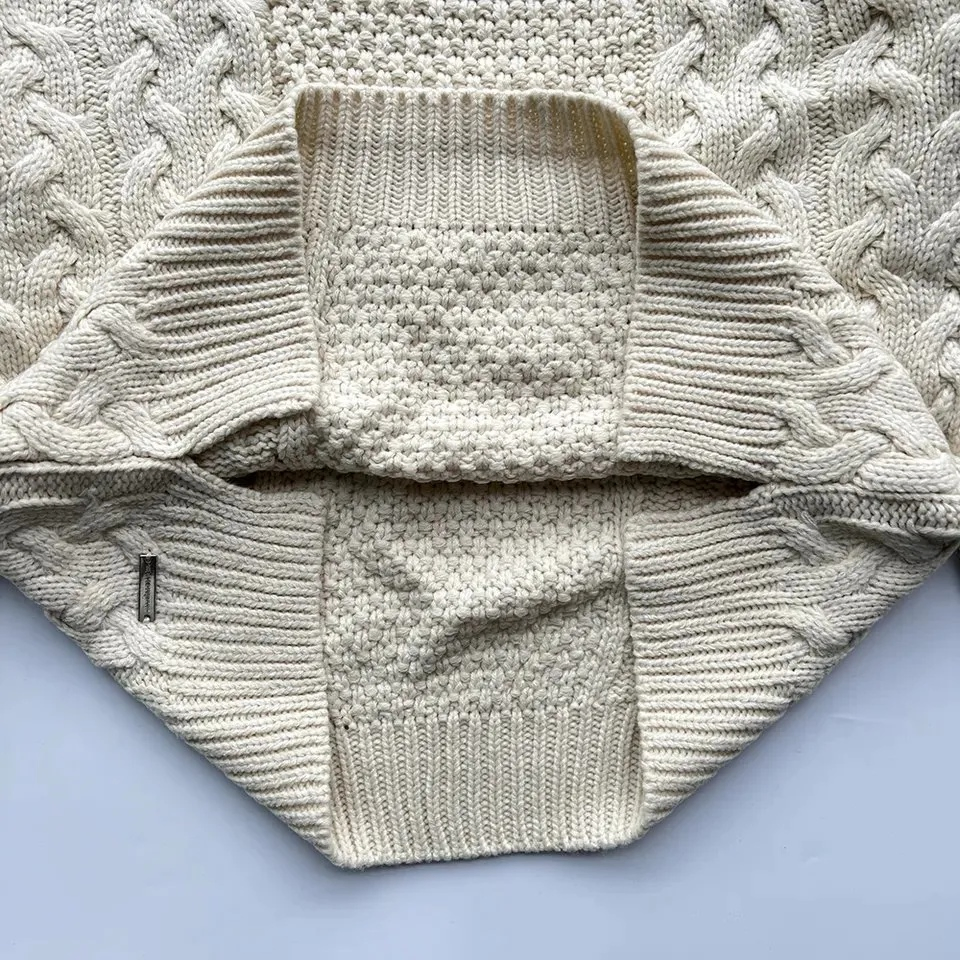 Wholesale Custom Oversized Knitted Pullover Sweater for Men