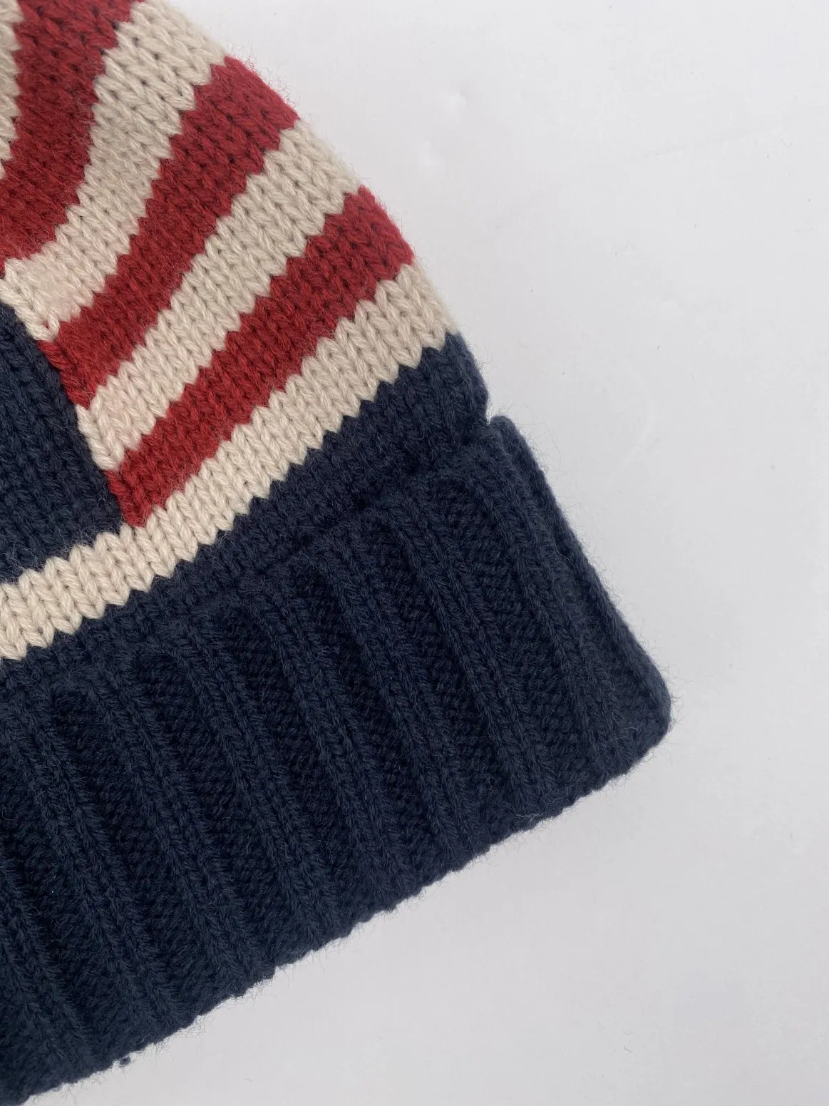 Fashion American Stylish National Flag Pattern Pompom Stretch Knitted Hat