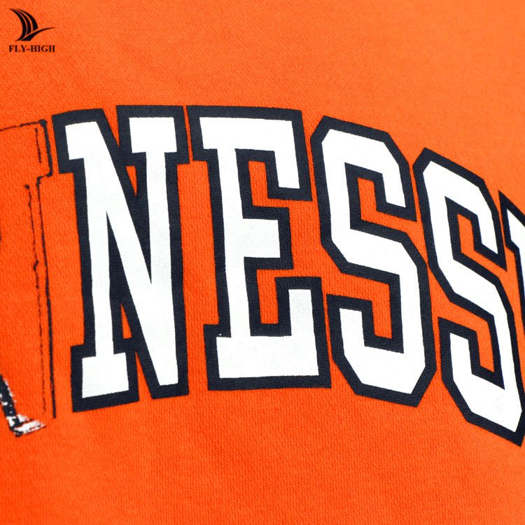 2019 Wholesale Custom Orange Color Print Letter Logo Men Jogging Suit Women Sweatshirt From China