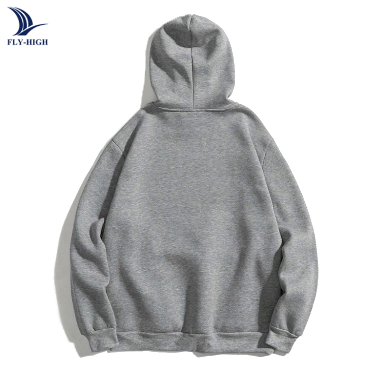 Hot Sale Men&prime;s Pullover Fitted Hoodie 50% Cotton 50% Polyester Hoodie with Fleece Lining