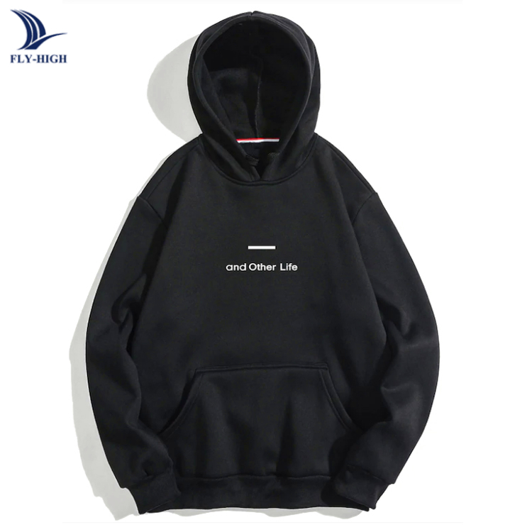 Hot Sale Men′s Pullover Fitted Hoodie 50% Cotton 50% Polyester Hoodie with Fleece Lining
