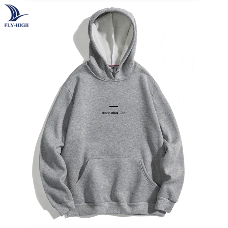 Hot Sale Men&prime;s Pullover Fitted Hoodie 50% Cotton 50% Polyester Hoodie with Fleece Lining