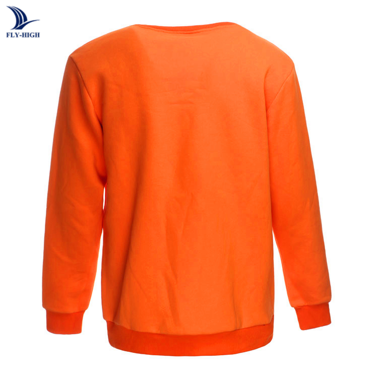 2019 Wholesale Custom Orange Color Print Letter Logo Men Jogging Suit Women Sweatshirt From China