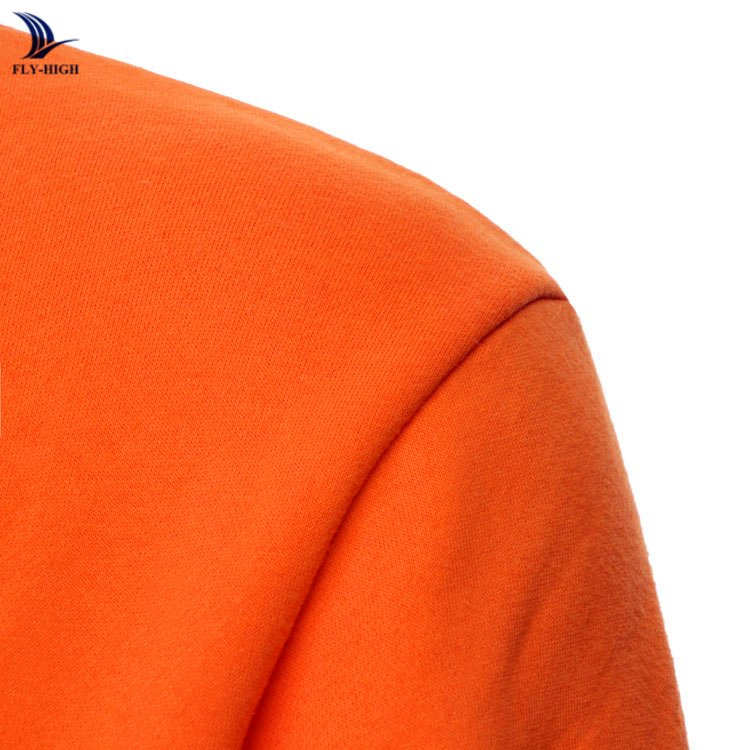 2019 Wholesale Custom Orange Color Print Letter Logo Men Jogging Suit Women Sweatshirt From China