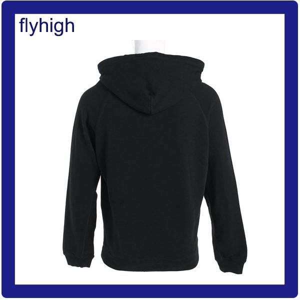 Fashion Black Color Embroidery Sweat Shirt