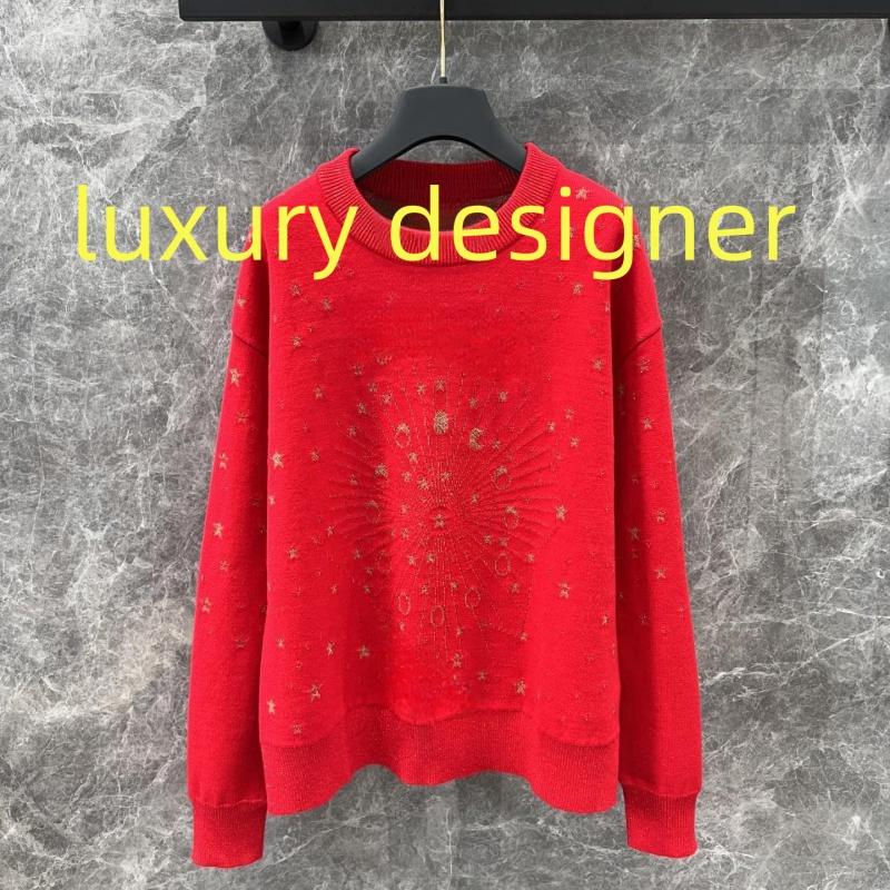 Advanced Original Quality Versatile Leisure Luxury Fashion Popular Trendy 1: 1 Copy Brand Replica Women Like Designer Pullover Sweater