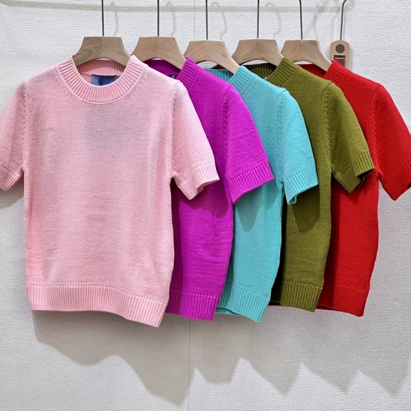 Fashion Knitted Cardigan Sweater Designer Luxury Wholesale Fashion Sweater Seahorse Wool 5A Top Quality Luxury Designer Clothes Wool Designer Knitted T-Shirt