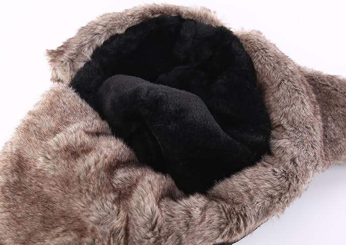 Trapper Hat Warm Winter Hats Ushanka Hunting Hat with Mask Ear Flaps Winter Cap Men Women