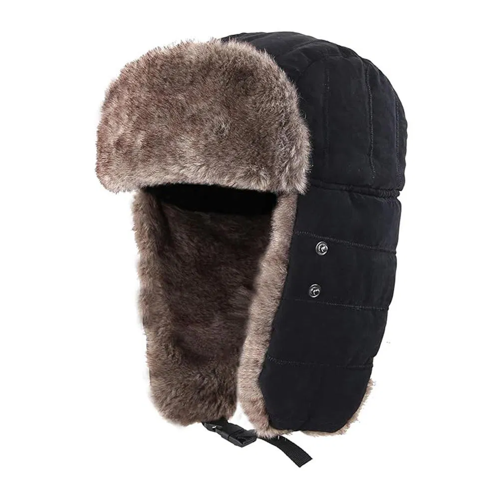 Trapper Hat Warm Winter Hats Ushanka Hunting Hat with Mask Ear Flaps Winter Cap Men Women