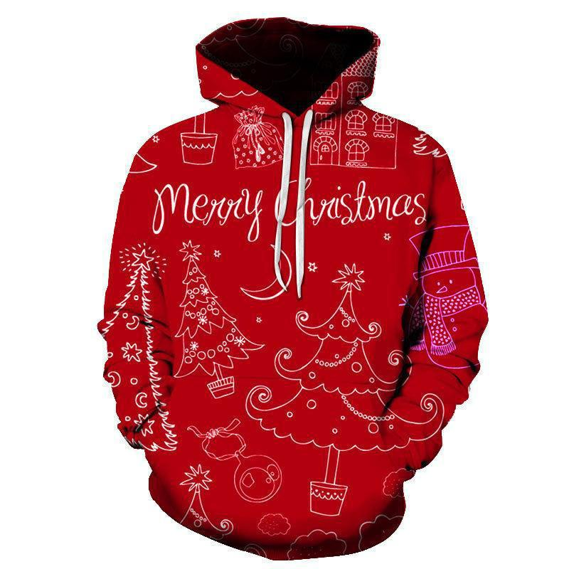 Cozy Wholesale Unisex Christmas Pattern Hoodies for All Seasons