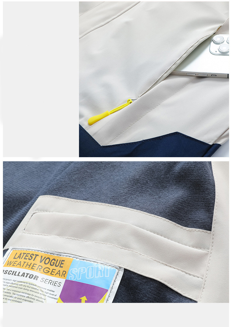 Outdoor Jacket Spring and Winter Men Wear Matching Waterproof Windbreaker for Men
