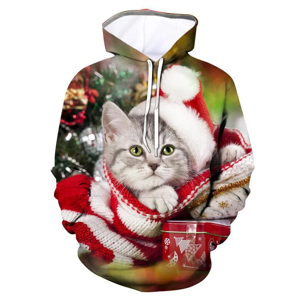 Cozy Wholesale Unisex Christmas Pattern Hoodies for All Seasons