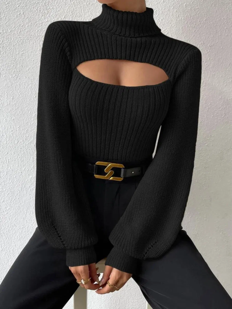Sexy Spice Sweater Sense Turtleneck Women&prime;s Sweater Winter Pullover