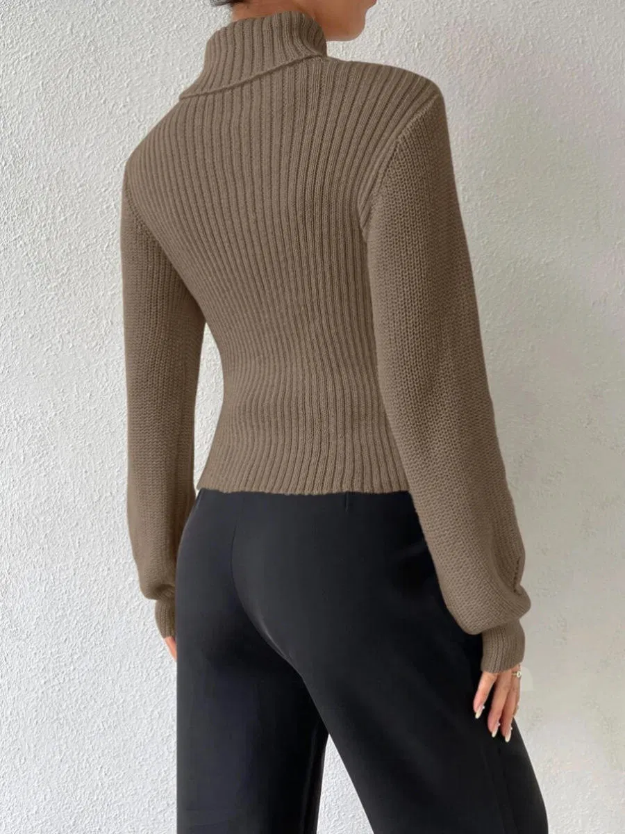 Sexy Spice Sweater Sense Turtleneck Women&prime;s Sweater Winter Pullover