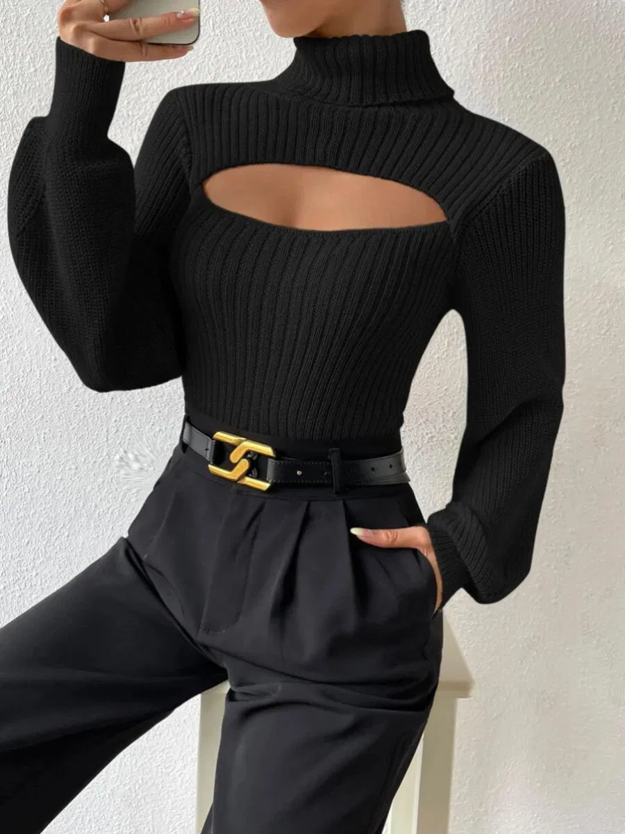 Sexy Spice Sweater Sense Turtleneck Women&prime;s Sweater Winter Pullover