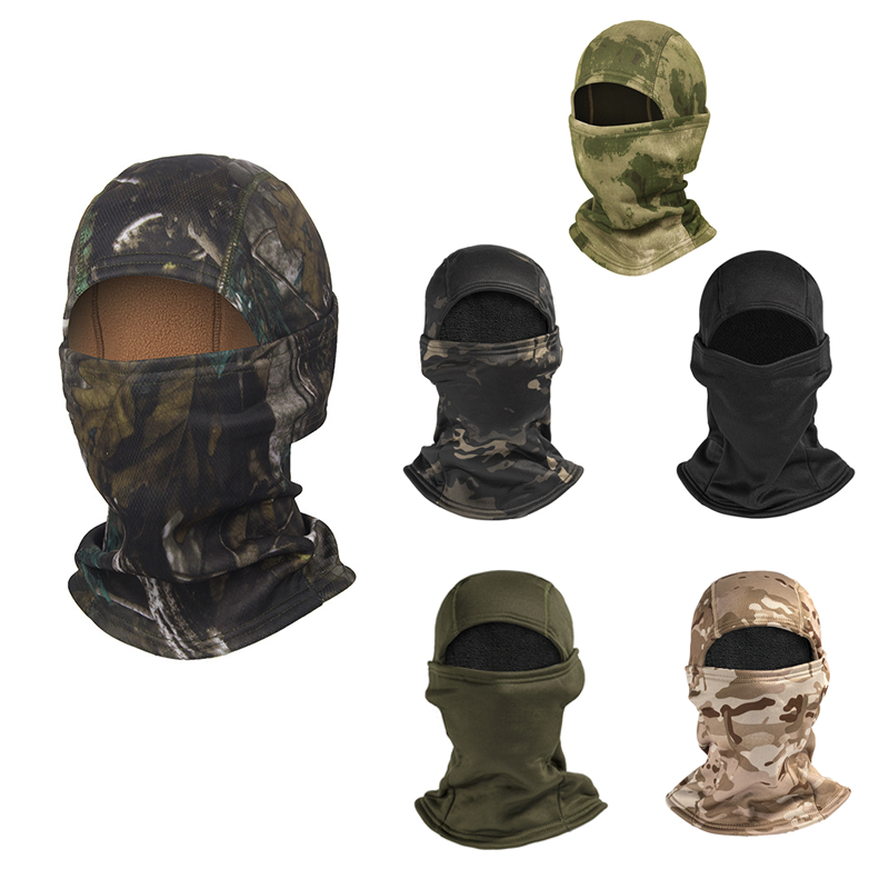 Outdoor Windproof Cycling Head Caps Fullface Cover Ski Mask 1 Hole Motorcycle Balaclava Sports Cap