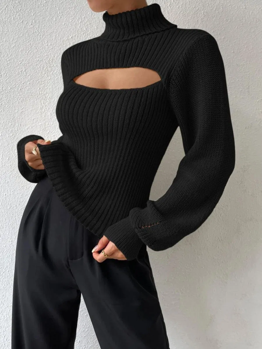 Sexy Spice Sweater Sense Turtleneck Women&prime;s Sweater Winter Pullover