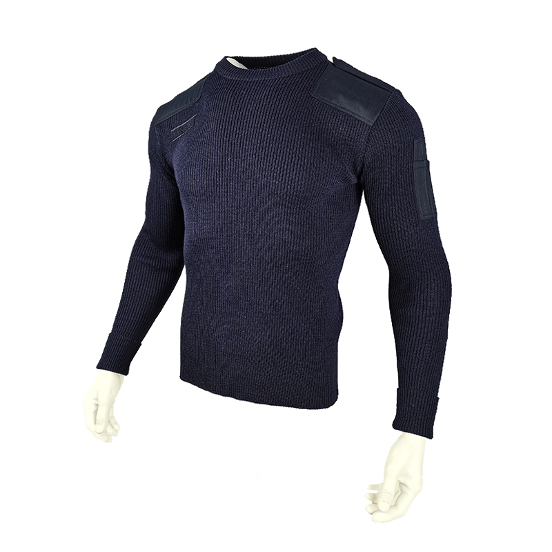 Yuemai Customzie Training Uniform Men&prime;s Navy Winter Sweater