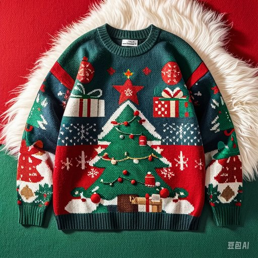 OEM/ODM Unisex Casual Christmas Sweater Custom Wholesale Crew Neck Knitted Long Sleeve Pullover Winter Fun for Christmas