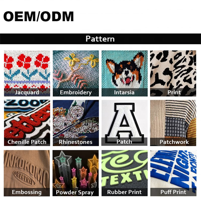 OEM Custom Design Logo Ribbed Pockets Cashmere Jacket Men Linen Blend Cardigan Black Button up Sweater for Men