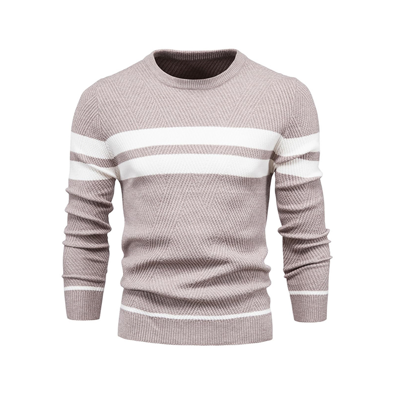 High-Quality Knitted Long Sleeve Casual Sweater for Men