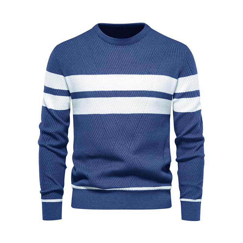 High-Quality Knitted Long Sleeve Casual Sweater for Men