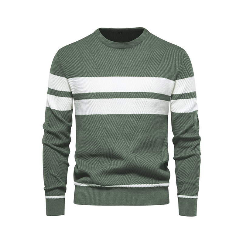 High-Quality Knitted Long Sleeve Casual Sweater for Men