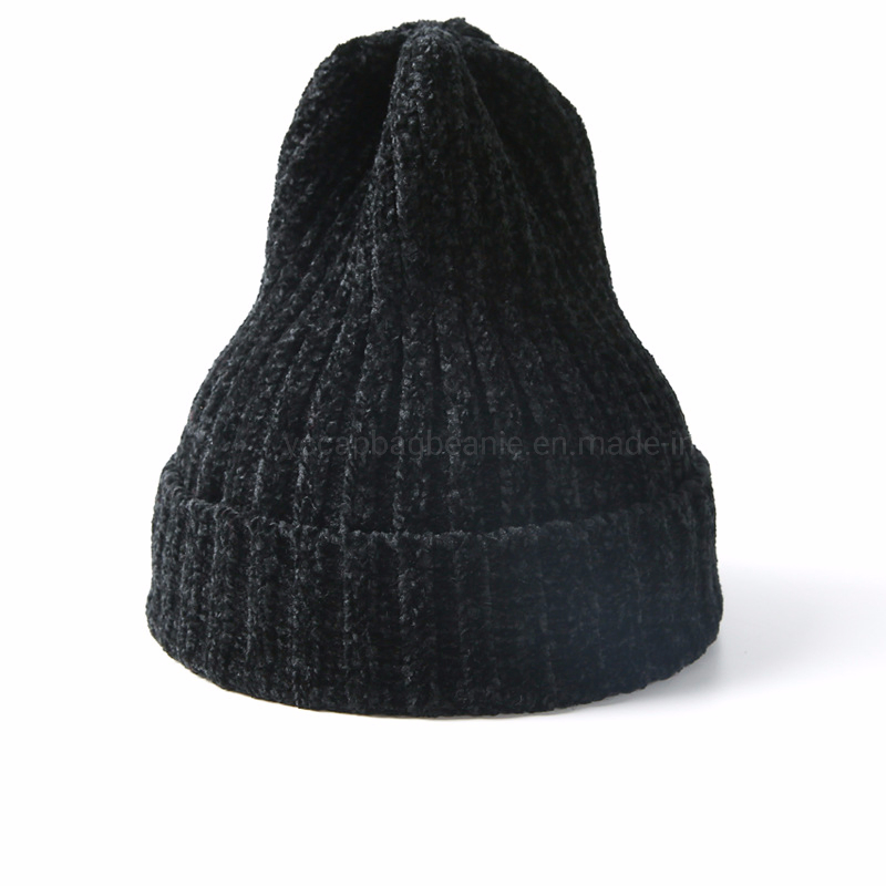 Children Winter Warm Chenille Knitted Hat Beanie