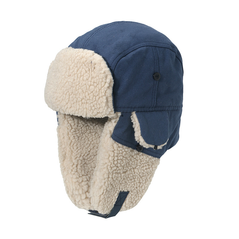 Plush Custom Winter Printing Earflap Girl Boy Warm Hat Snow Hat