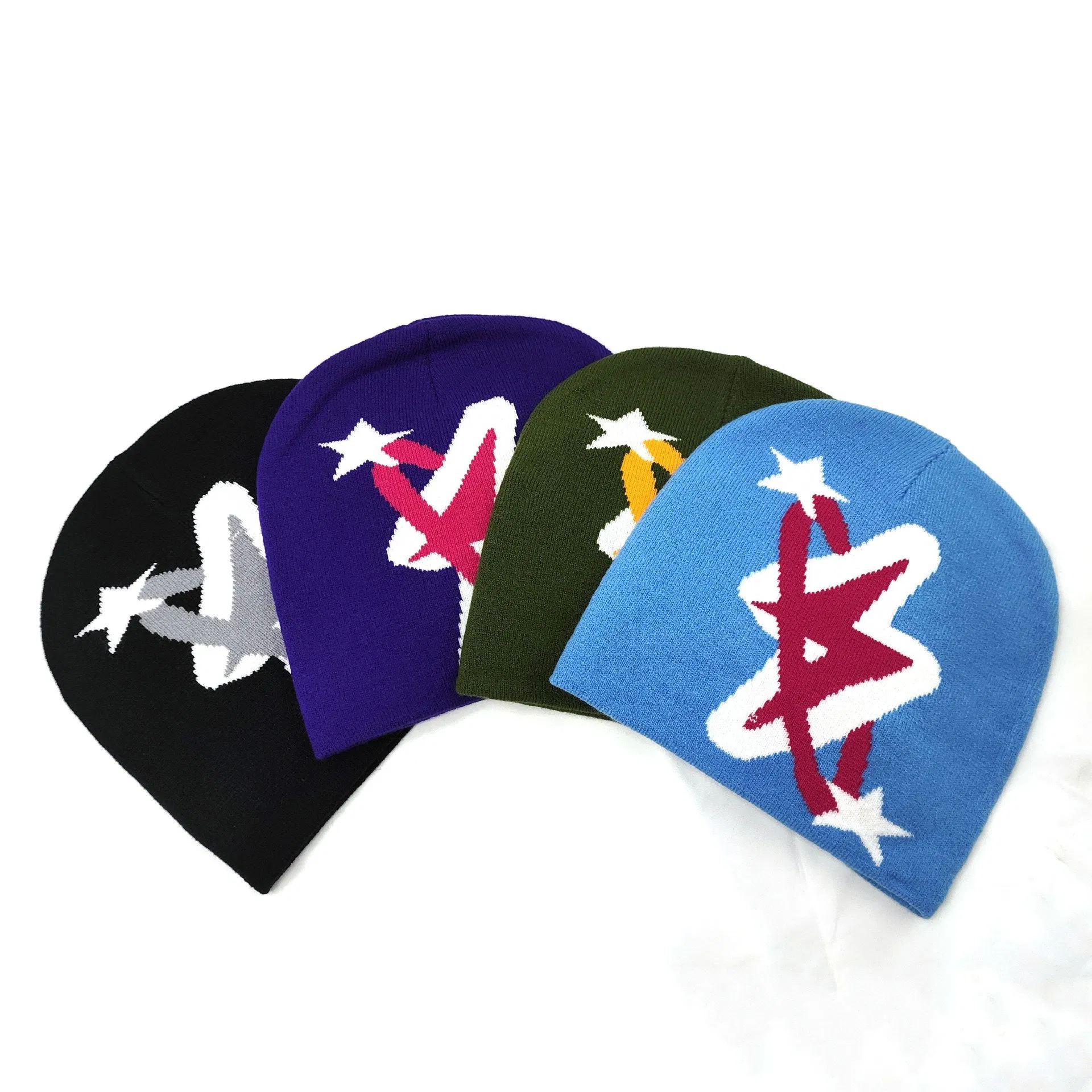 Custom Wholesale Promotion Football Soccer Sport Knit Plain Beanie Hat