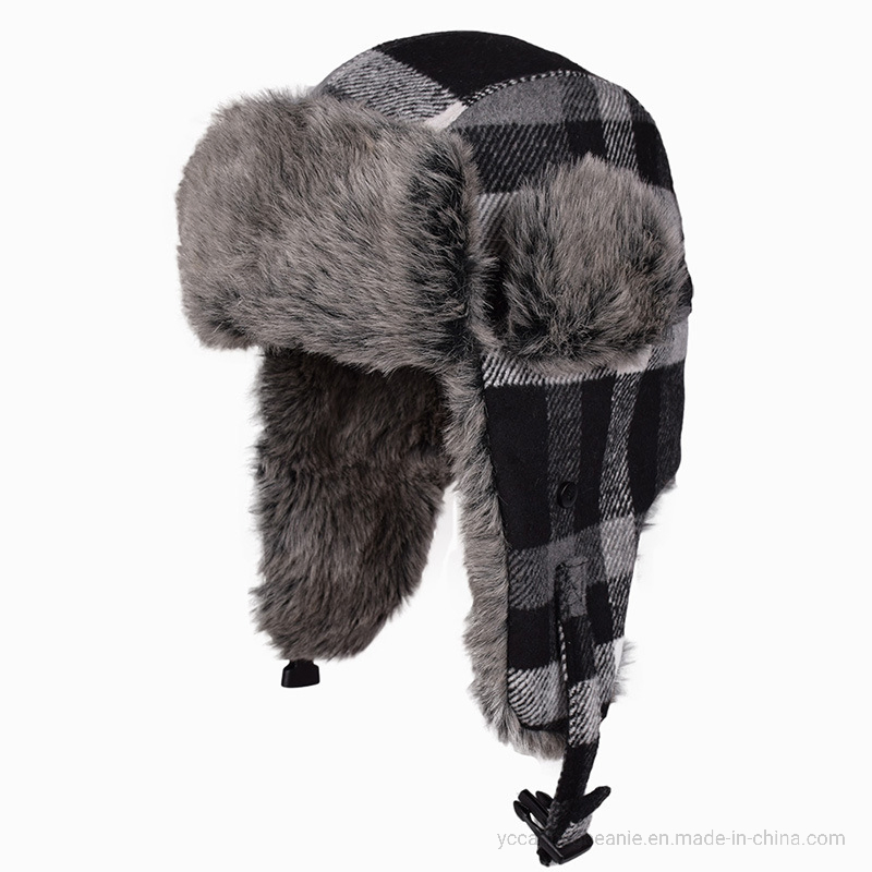 Cozy Faux Fur Russian Trapper Hat for Winter Adventures