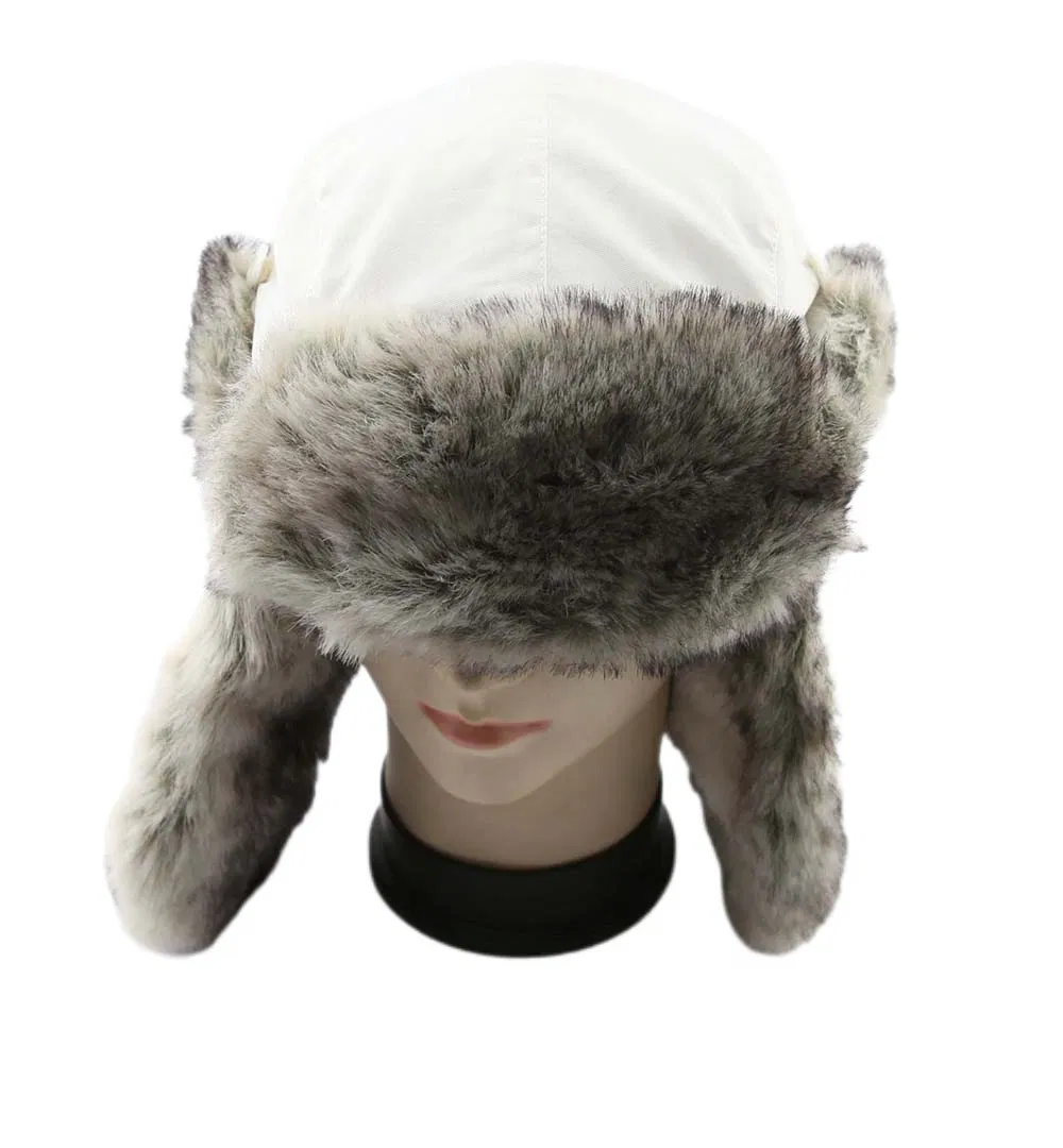 Warm Waterproof Comfortable Bomber Trapper Faux Fur Winter Cap