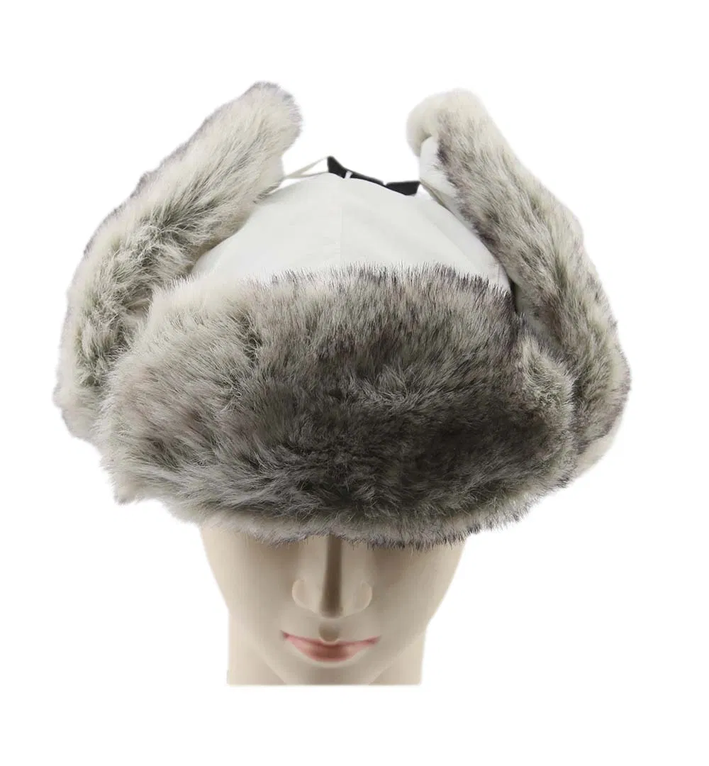 Warm Waterproof Comfortable Bomber Trapper Faux Fur Winter Cap