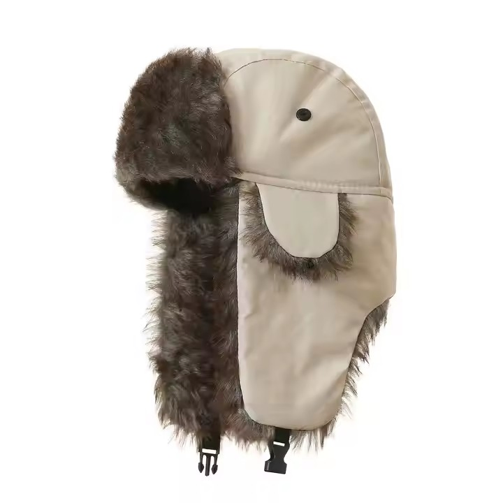 Warm Cap Snow Hats Earflaps Fur Trooper Men Trapper Camouflage Russian Winter Hats