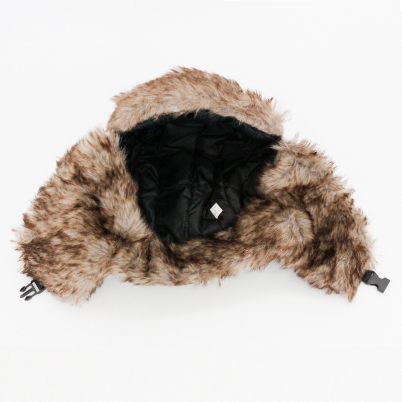Promotional Gift Outdoor Earflaps Fur Warm Hat Trapper Ski Camo Winter Hat