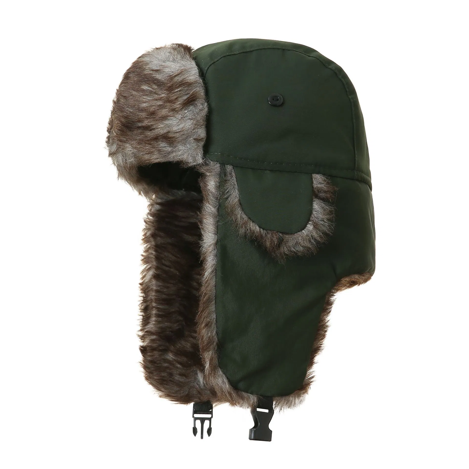 Warm Cap Snow Hats Earflaps Fur Trooper Men Trapper Camouflage Russian Winter Hats