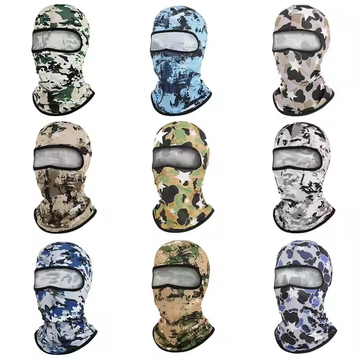 Custom Printing Full Face Cover Mask Windproof Sport Ski Helmet Motorcycle Balaclava